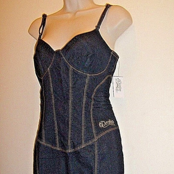 Rare Beyonce Bustier Corset Spaghetti Straps Dress - Picture 3 of 14